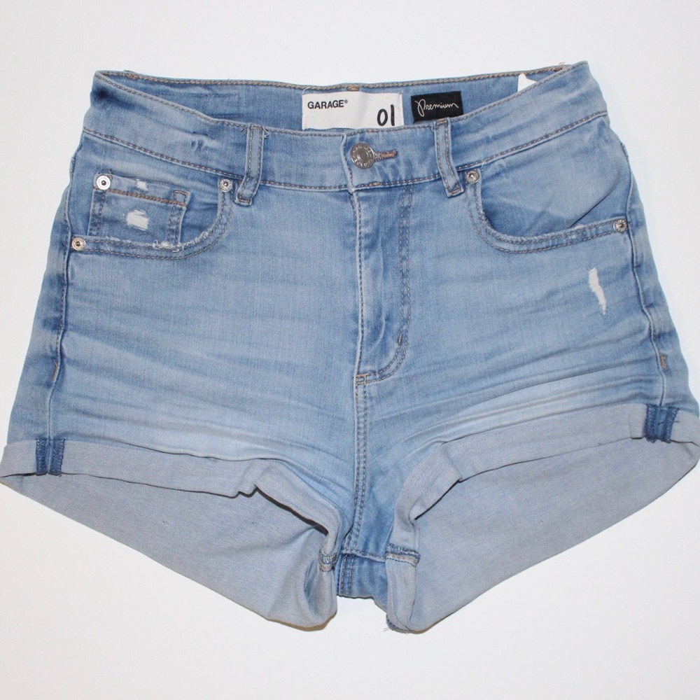 Denim shorts